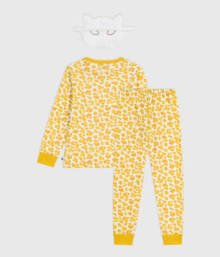 Children's Long-Sleeved Leopard Print Cotton Fancy Dress Pyjamas 