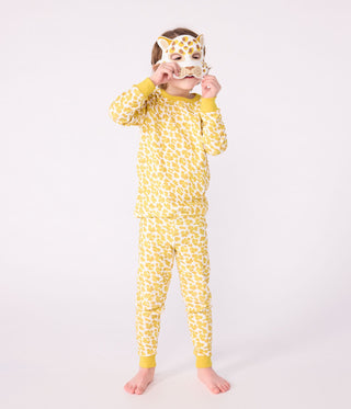 Children's Long-Sleeved Leopard Print Cotton Fancy Dress Pyjamas 
