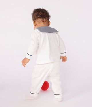 Babies' Two-Piece Pyjamas With a Sailor Collar