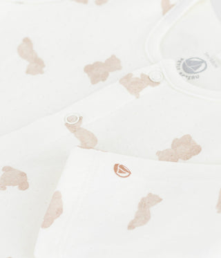 Babies' Bear Printed Pyjama Suit