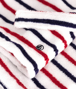 Children's Stripy Cotton Terry Bathrobe