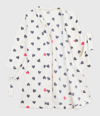 Children's Heart Printed Fleece Dressing Gown