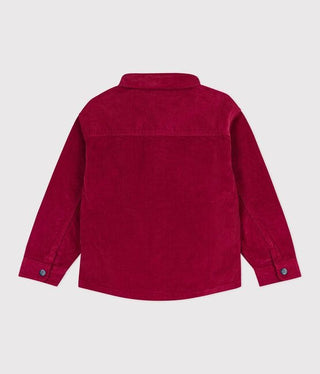 Children's Plain Corduroy Shirt