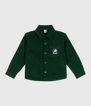 Children's Plain Corduroy Shirt
