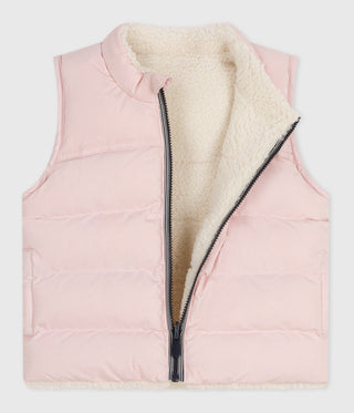Babies' Reversible Sleeveless Puffer Jacket