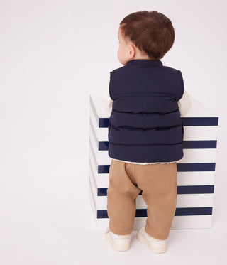 Babies' Reversible Sleeveless Puffer Jacket