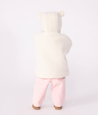 Babies' Padded Sherpa Coat With a Hood 