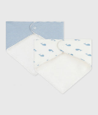 Babies' Whale Printed Cotton Bandanas