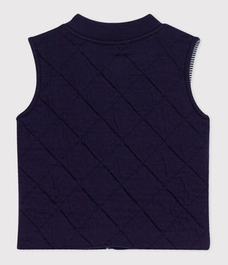 Babies' Sleeveless Quilted Cotton Puffer Jacket