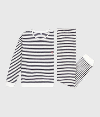 Women's Stripy Cotton Terry Pyjamas