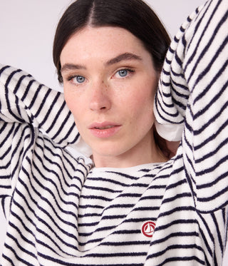 Women's Stripy Cotton Terry Pyjamas