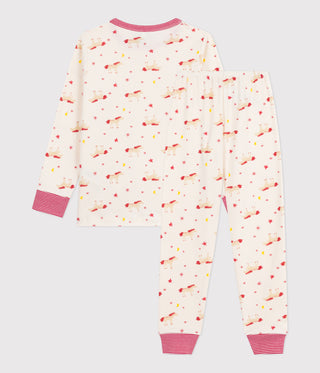 Children's Long-Sleeved Unicorn Print Cotton Pyjamas
