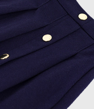 Girls' Plain Cotton Skirt 