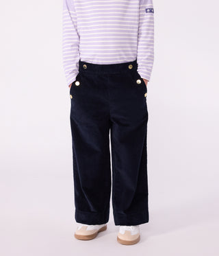 Children's Plain Corduroy Trousers 