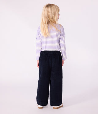 Children's Plain Corduroy Trousers 