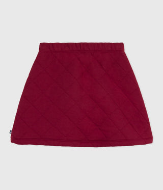 Girls' Plain Cotton Skirt 