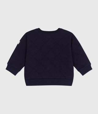 Babies' Plain Thick Cotton Cardigan