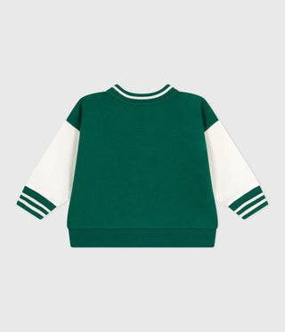 Babies' Varsity-Style Cotton Jacket in Two Colours
