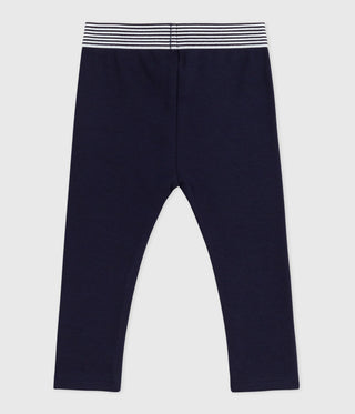 Babies' Thick Plain Cotton Jeggings 