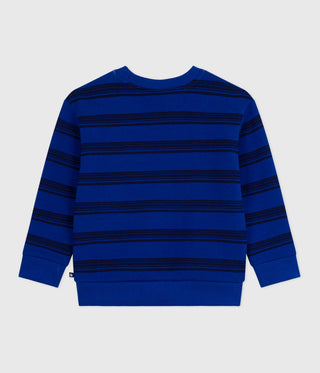 Children's Stripy Cotton Sweatshirt
