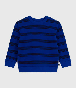 Children's Stripy Cotton Sweatshirt