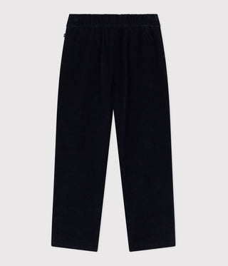 Children's Straight Plain Corduroy Trousers