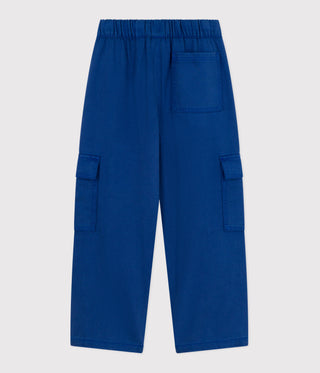 Children's Plain Lyocell Cargo Pants