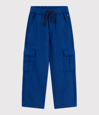 Children's Plain Lyocell Cargo Pants