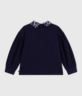 Girls' Plain Cotton Sweatshirt