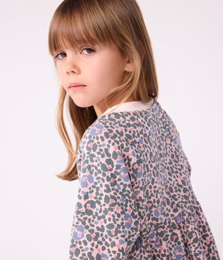 Girls' Long-Sleeved Cotton Dress