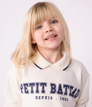 Girls' Printed Cotton Sweatshirt