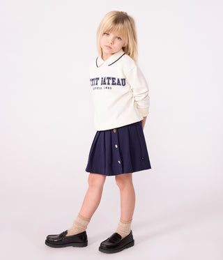 Girls' Printed Cotton Sweatshirt