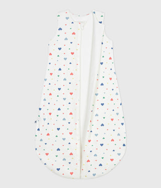Babies' Cotton Heart Patterned Sleeping Bag TOG 2