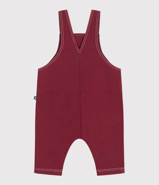 Babies' Long-Leg Coloured Denim Dungarees