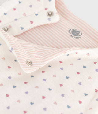 Babies' Sleeveless Reversible Printed Cotton Cardigan