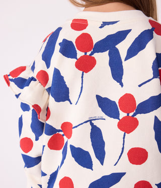 Girls' Printed Cotton Sweatshirt 