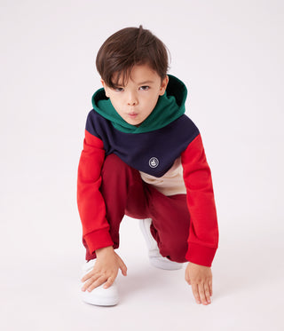 Children's Colourblock Cotton Hoodie 