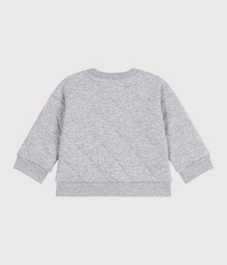 Babies' Plain Thick Cotton Cardigan