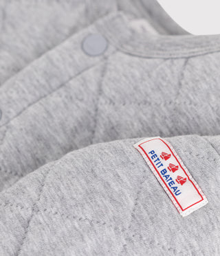 Babies' Plain Thick Cotton Cardigan