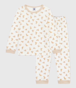 Children's Leopards Print Velour Pyjamas 