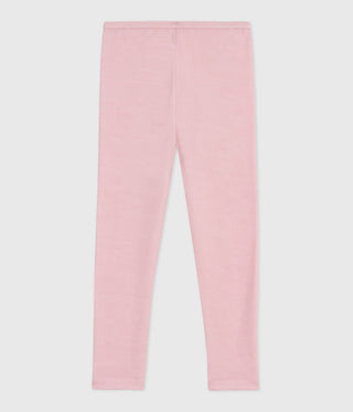 Girls' Plain Wool and Cotton Legging