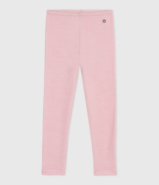 Girls' Plain Wool and Cotton Legging