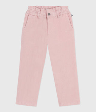 Girls' Plain Corduroy Trousers