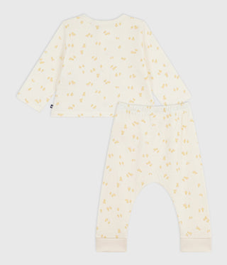 Babies' Two-Piece Set in Cotton Printed With Little Chicks