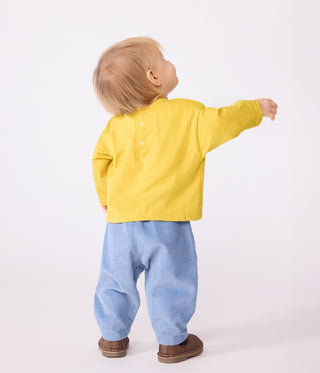 Babies' Long-Sleeved Boat Print T-Shirt