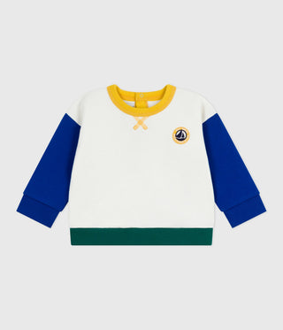 Babies Colourblock Cotton Sweatshirt