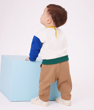 Babies Colourblock Cotton Sweatshirt