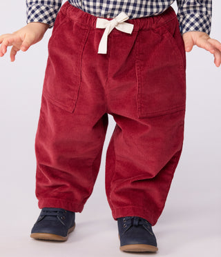 Babies' Plain Corduroy Trousers