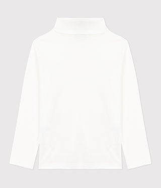 Children's Plain Cotton Rollneck Top