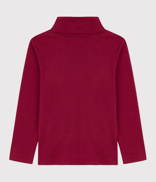 Children's Plain Cotton Rollneck Top